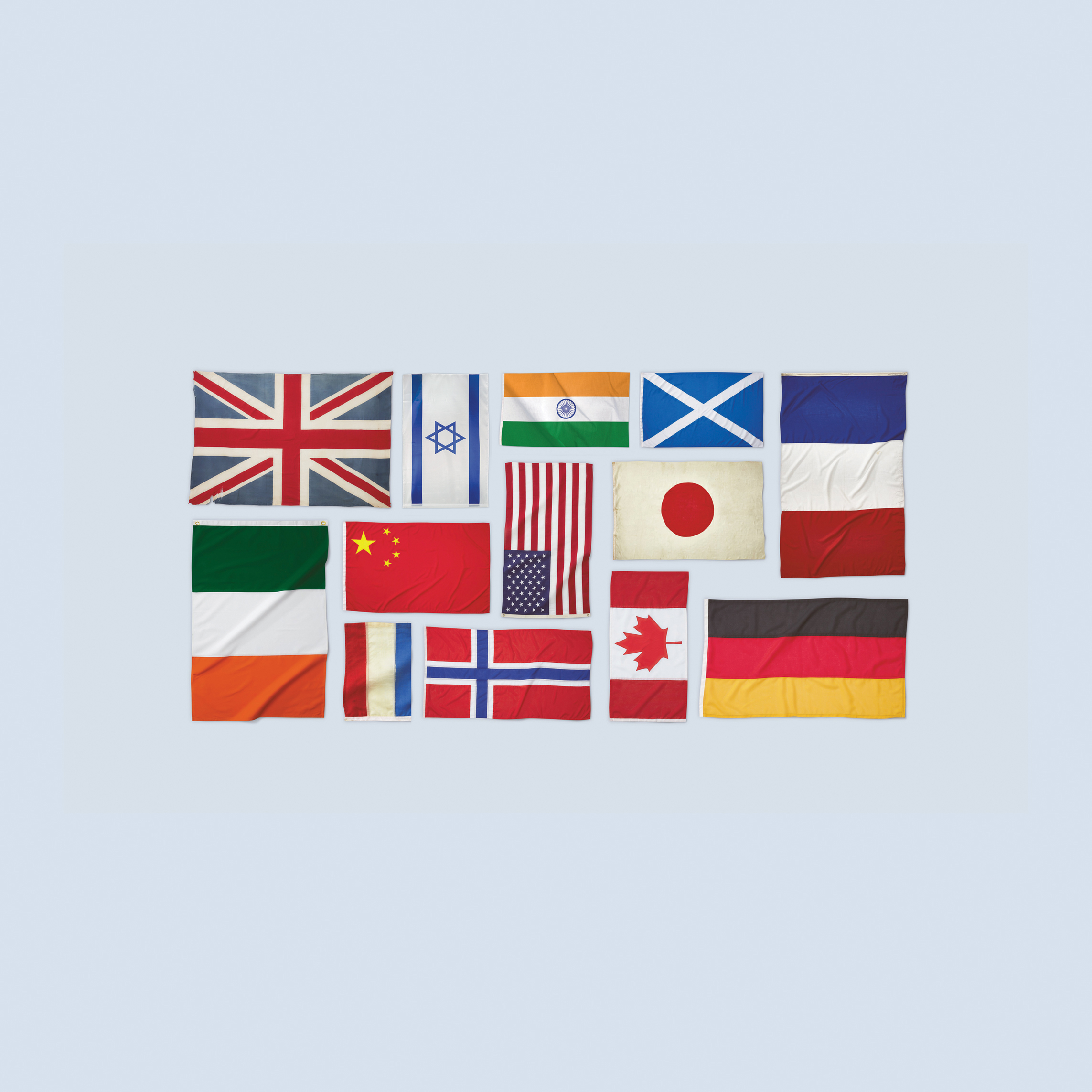 assorted international flags